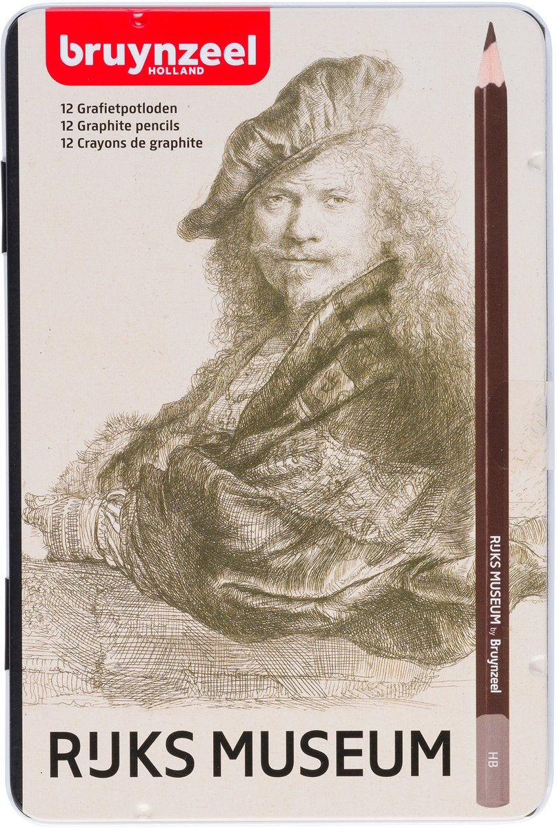 Bruynzeel rijksmuseum grafietpotloden, 12st.