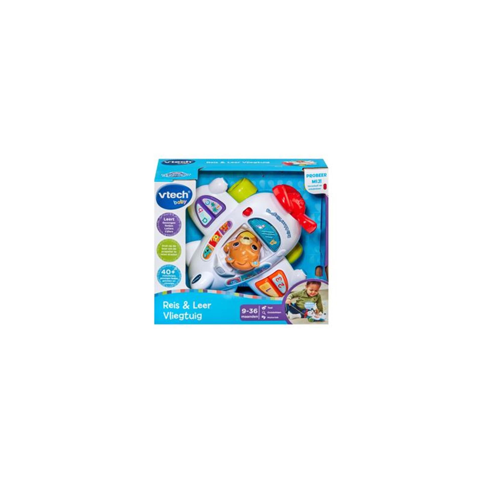 Vtech babyreisleervliegtuig