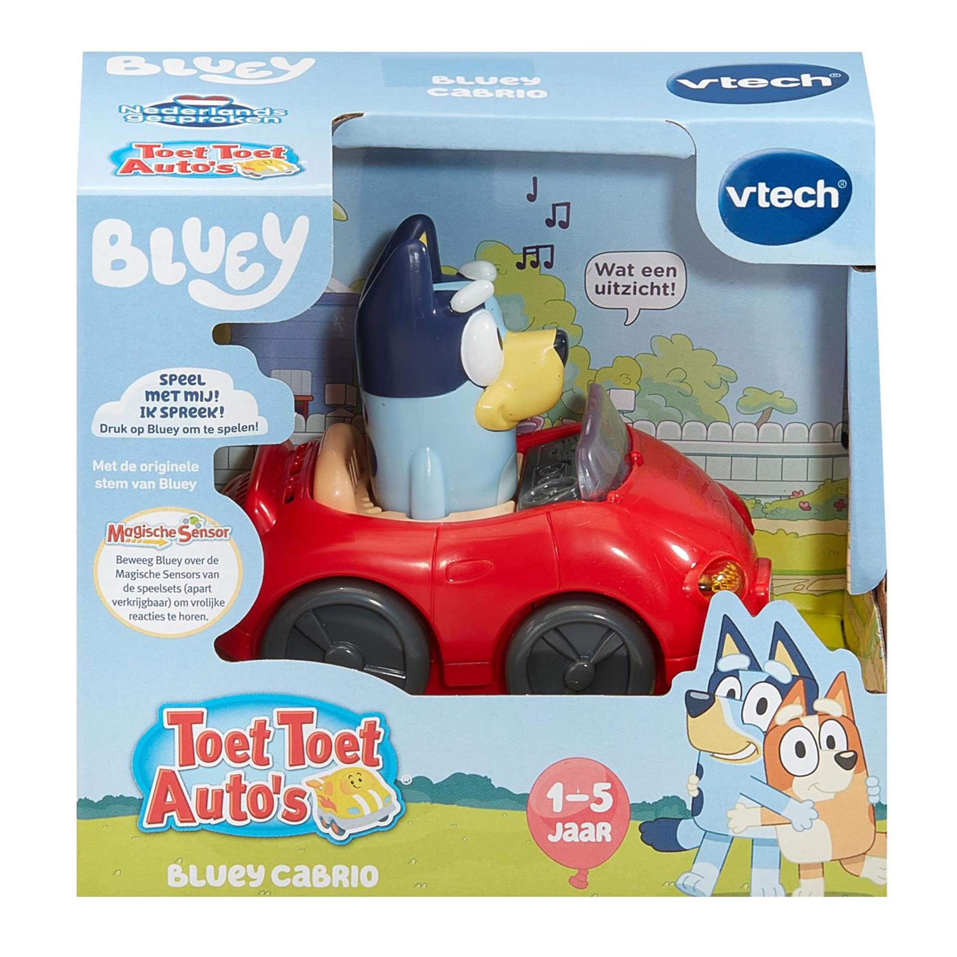 Vtech toet toet bluey - bluey cabrio