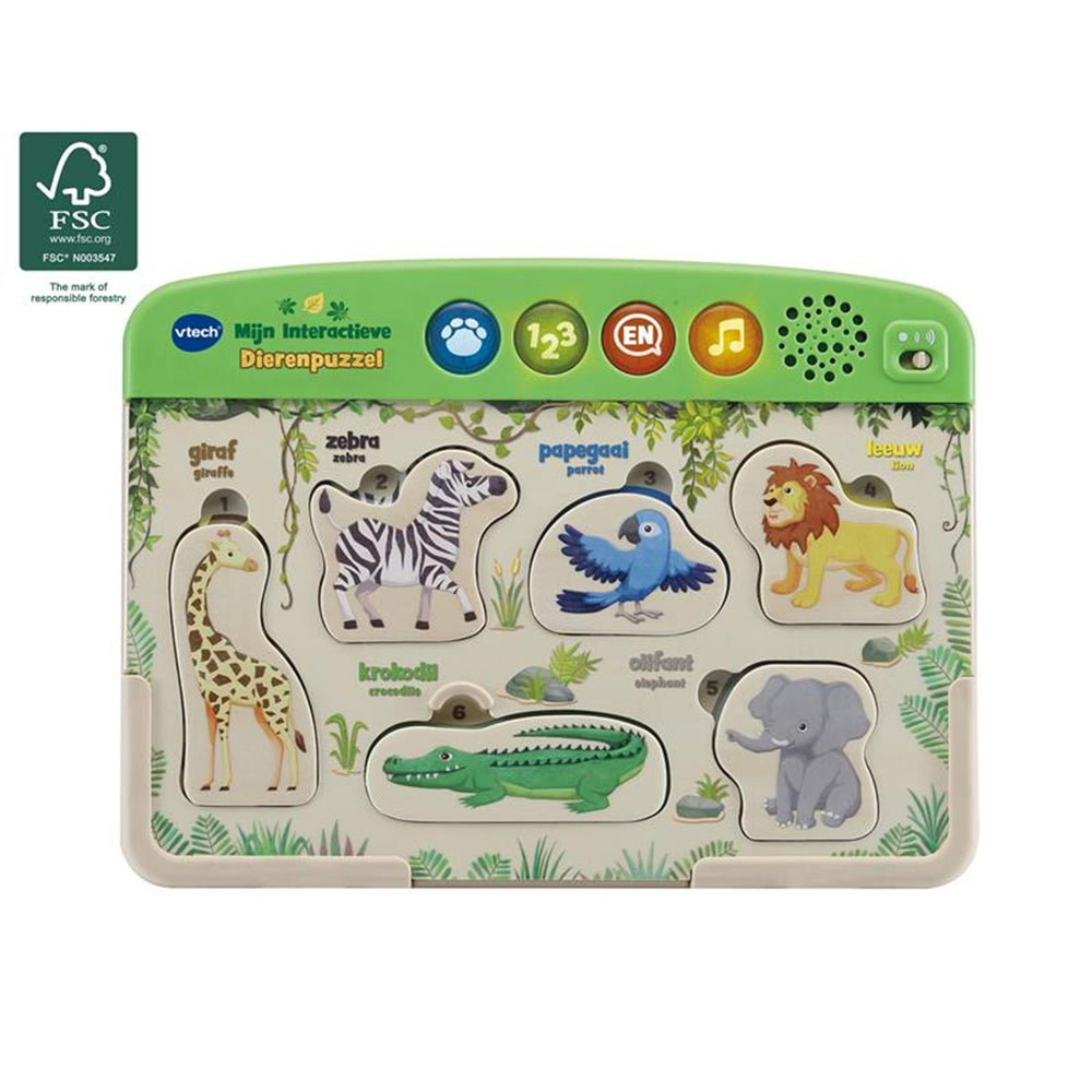 Vtech mijn interactieve dierenpuzzel (fsc)