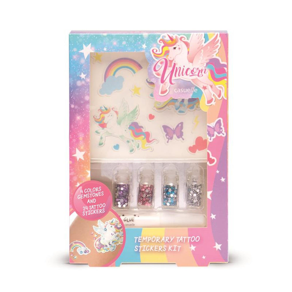 Casuelle eenhoorn glitter lichaamstattoo