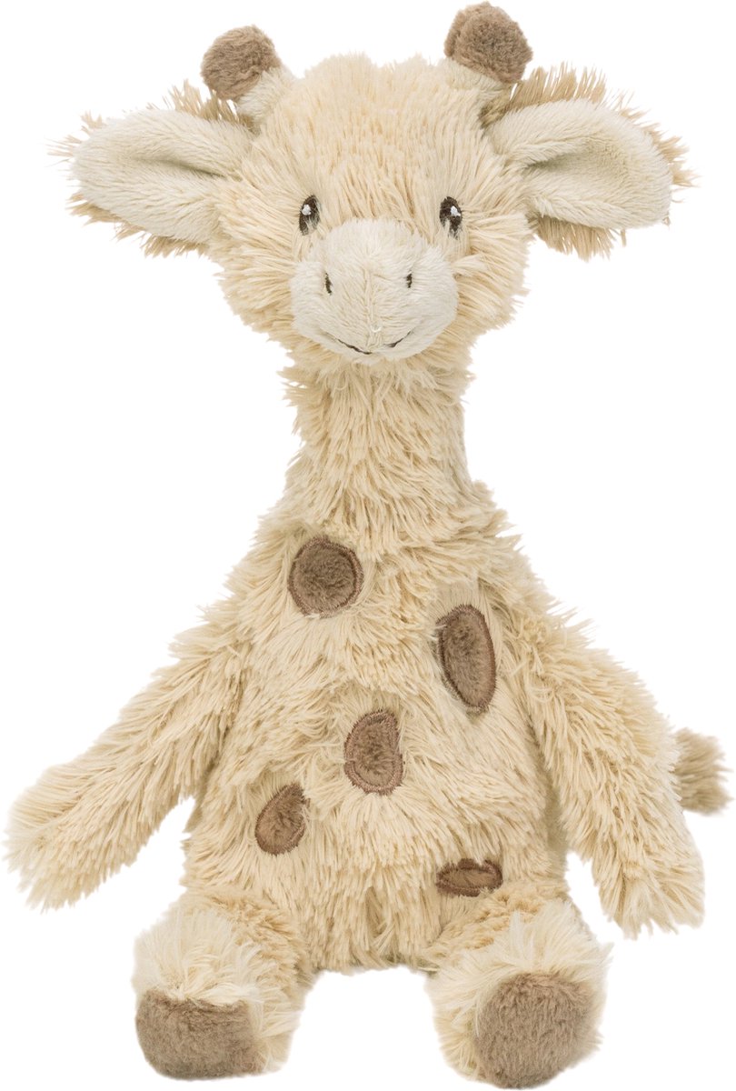 Happy horse giraf gus knuffel 22 cm - beige - baby knuffel