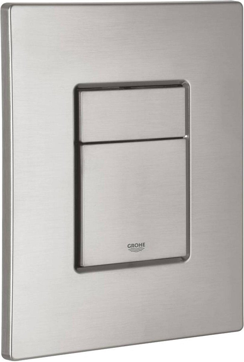 Grohe skate cosmopolitan bedieningsplaat - dualflush - horizontaal verticaal - kunststof - supersteel (rvs)