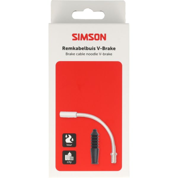 Rema tip top nederland b.v. simson remkabelbuis v-brake inclusief rubber