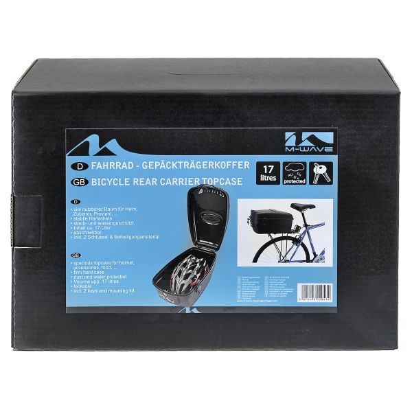 Top case valise vélo M-Wave Amsterdam - noir