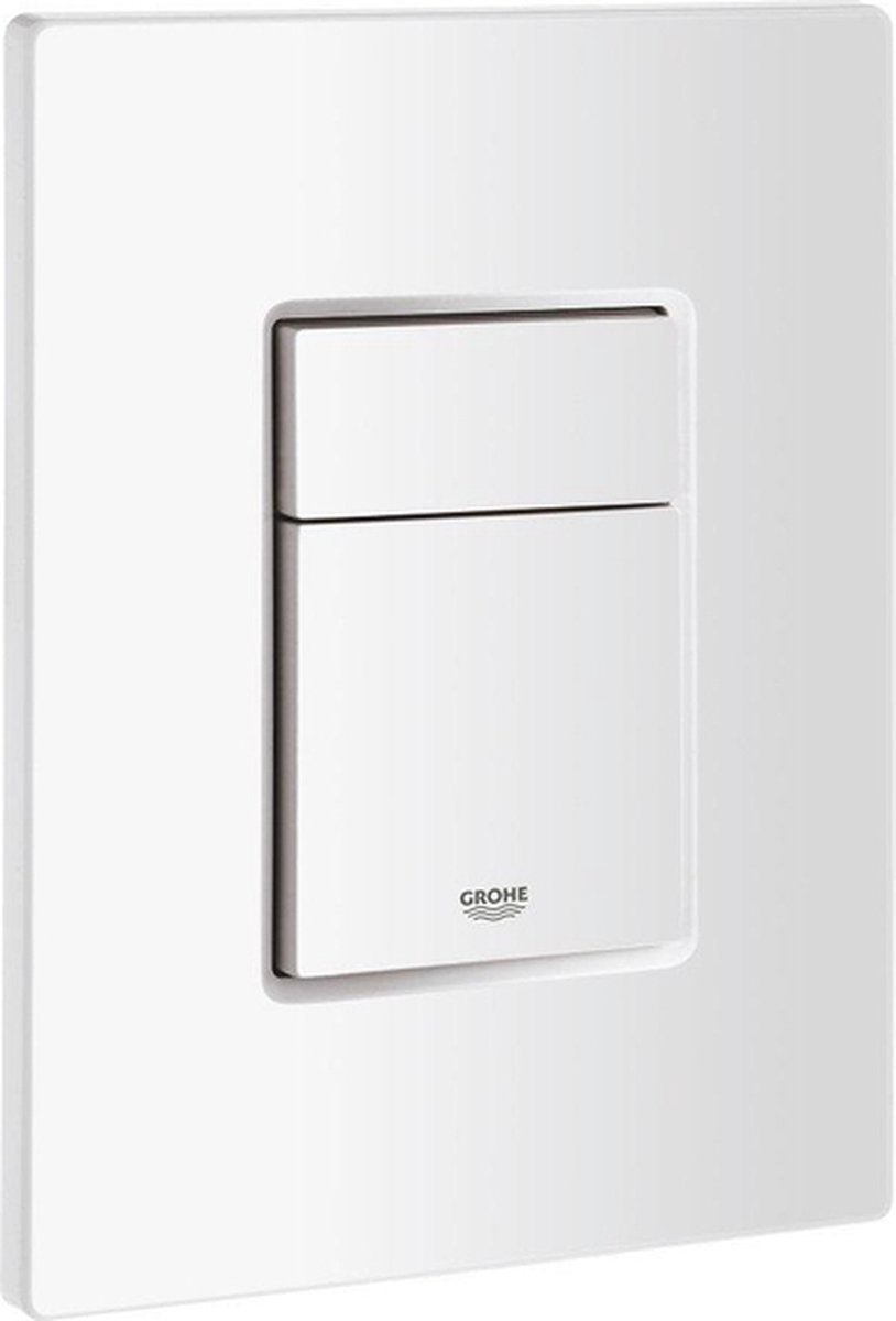 Grohe skate cosmopolitan bedieningspaneel toilet - dual flush - kunststof - alpine wit