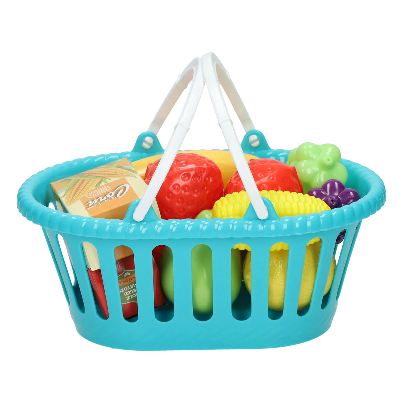 Speel mandje met fruit, 13dlg.
