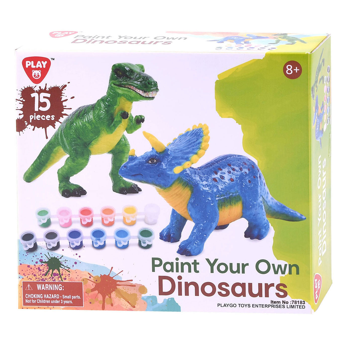 Speel verf je eigen dino's, 15dlg.