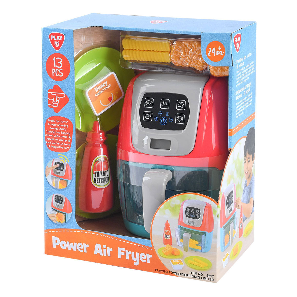 Speel airfryer speelset, 13dlg.