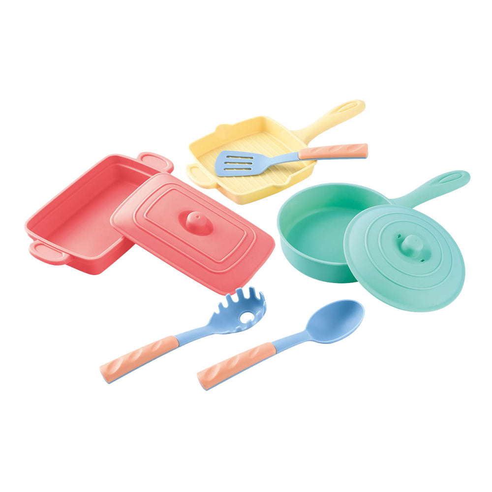 Speel braadpan en grillpan speelset, 8dlg.