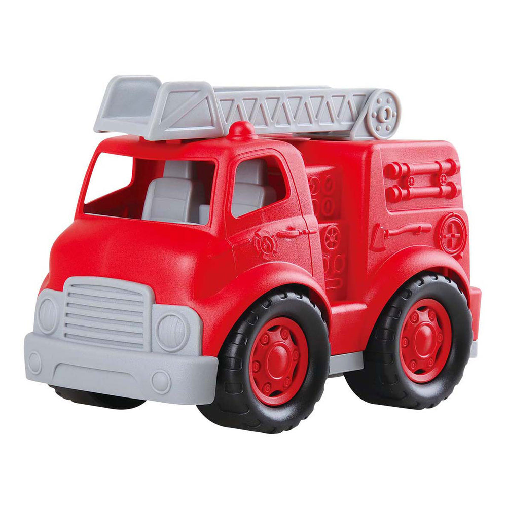 Speel biobased brandweerwagen rood