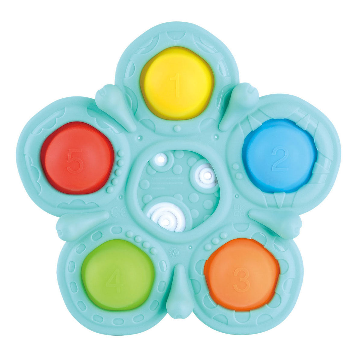 Speel baby sensorische ring met ballen, 6dlg.