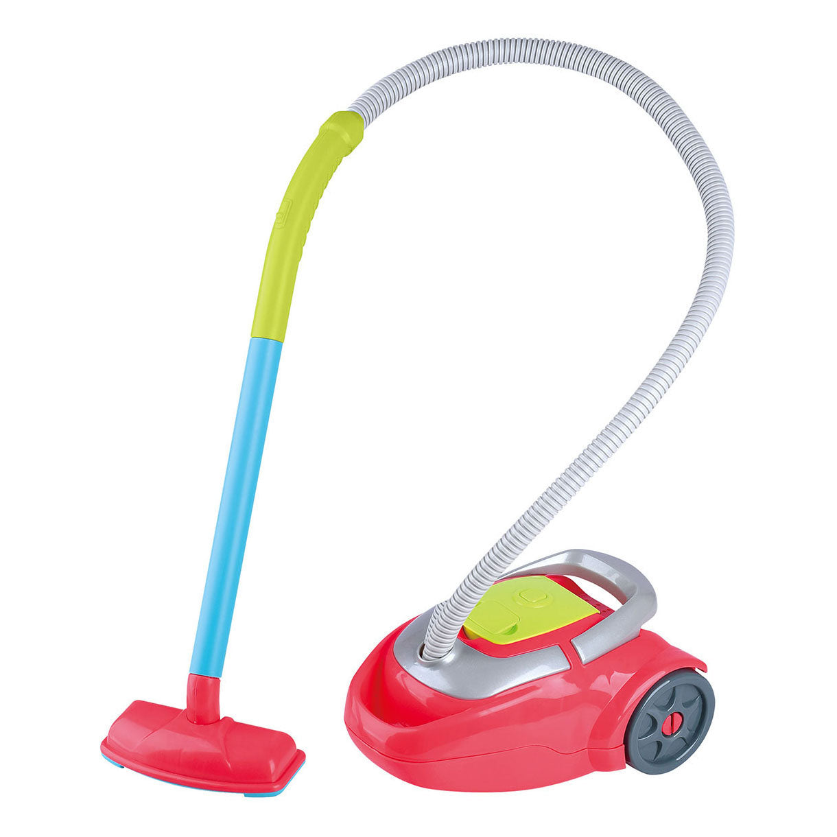 Speel speelgoed stofzuiger rood, 7dlg.