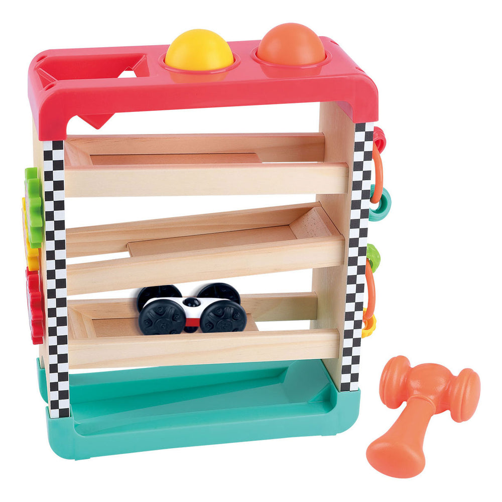 Speel 4in1 houten activiteiten speeltoren