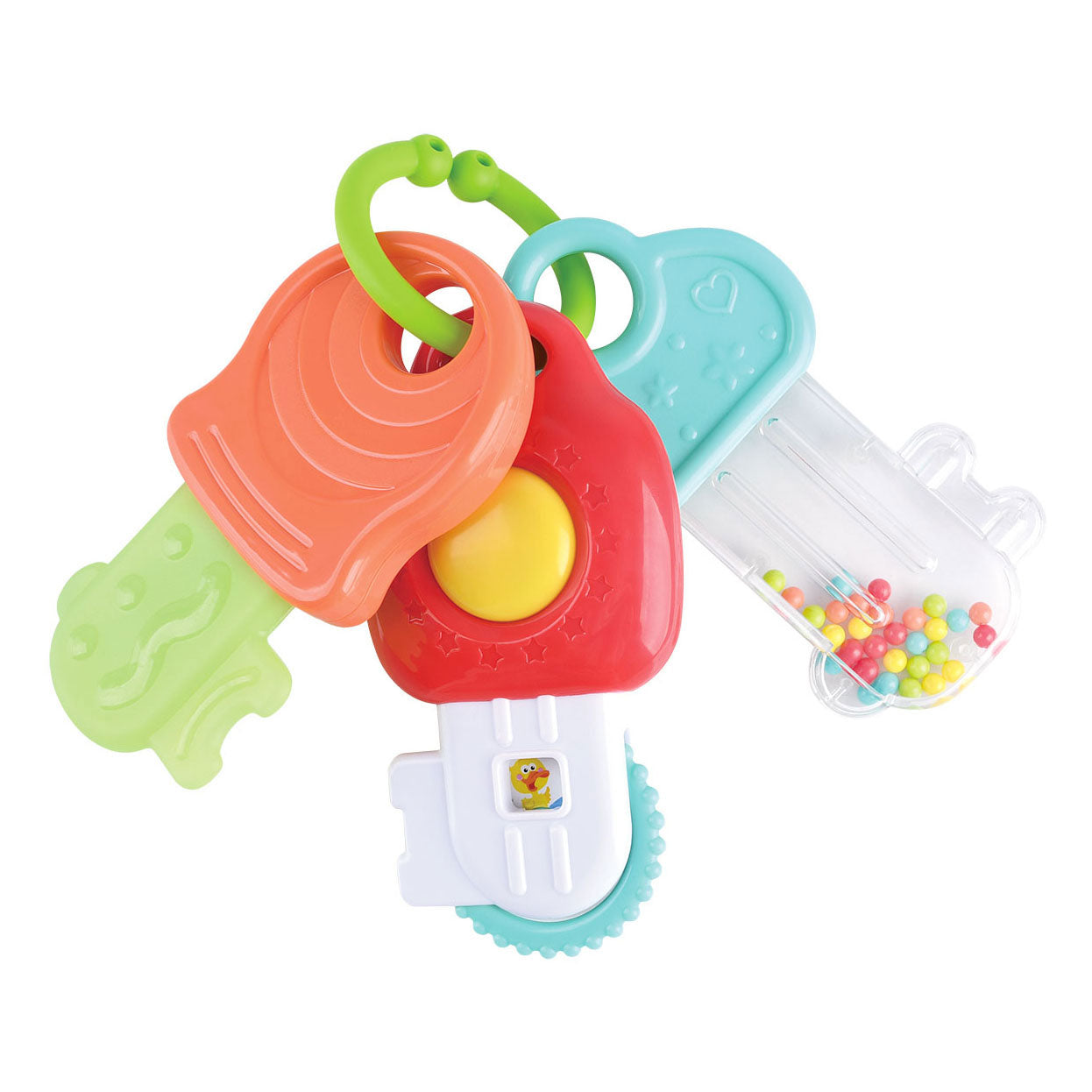 Speel babyactiviteiten sleutels met geluid