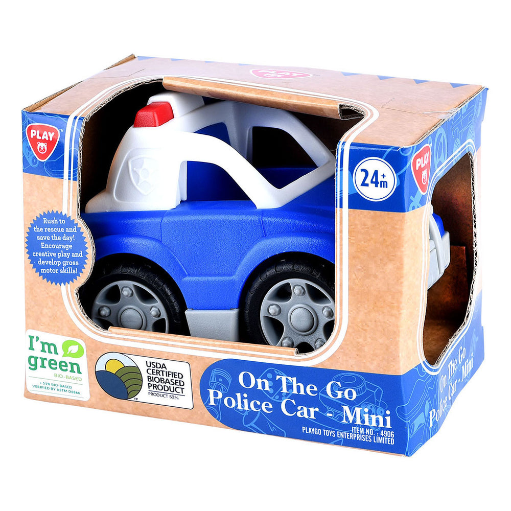 Playgo biobased politieauto - 12cm