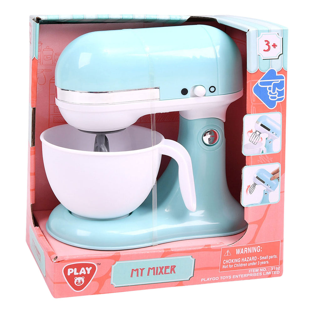 Speel mijn mixer met kom blauw