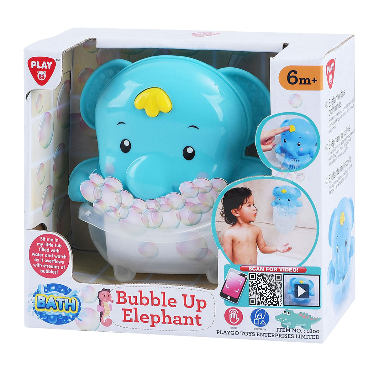 Speel badspeelgoed bubble olifant
