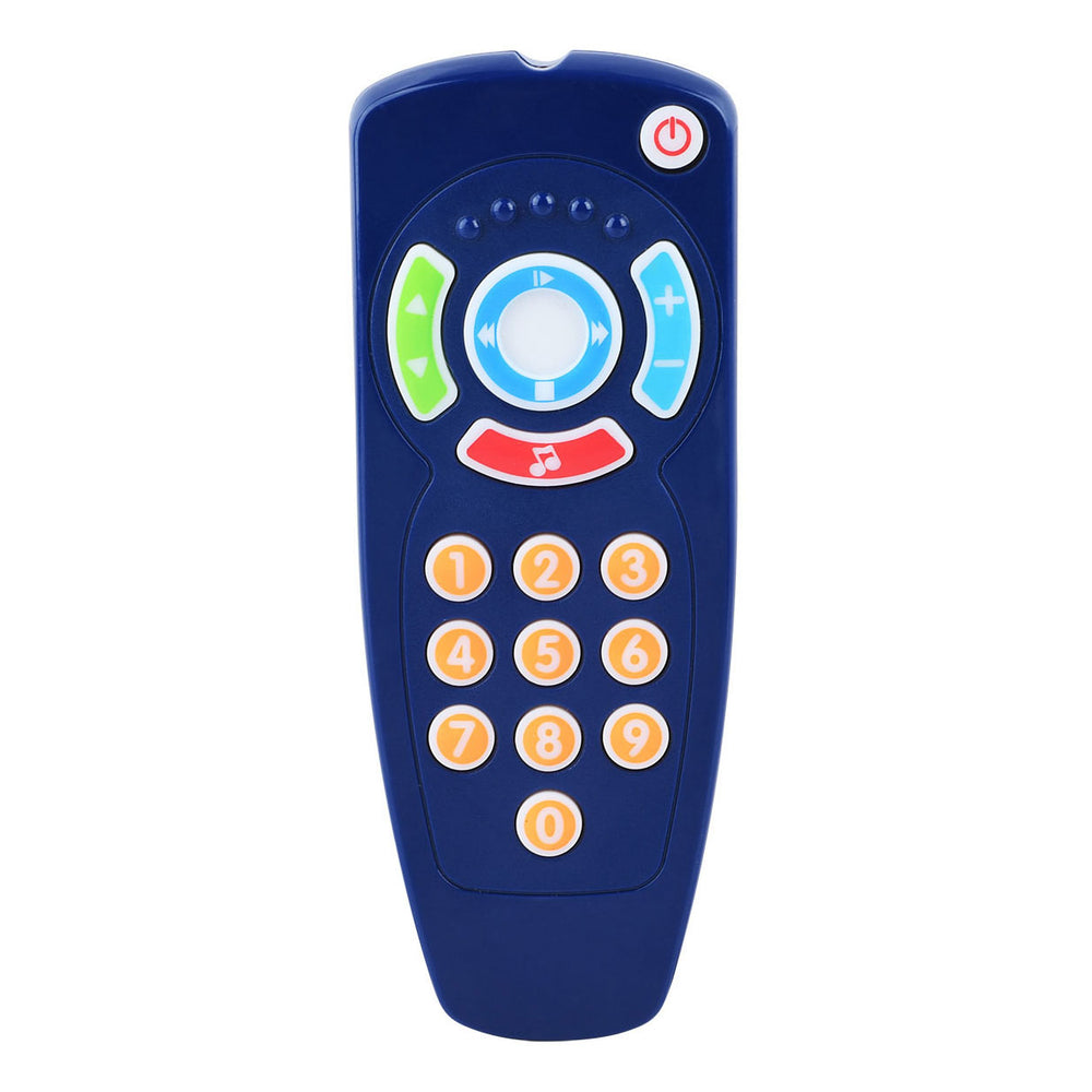 Speel baby afstandsbediening met geluid blauw
