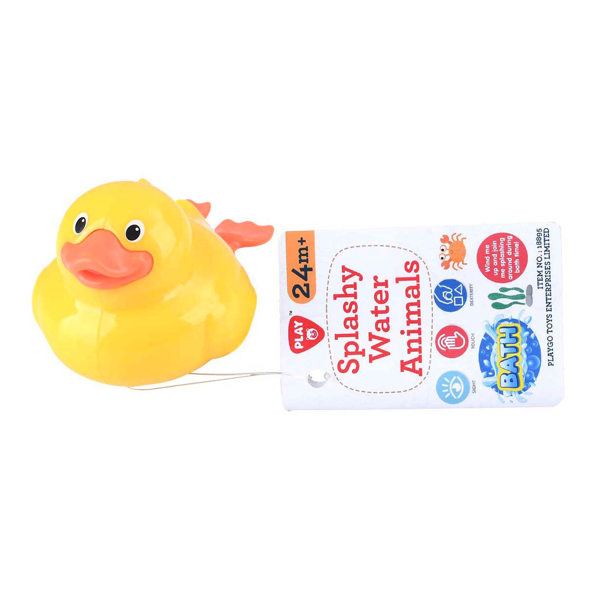 Speel spetterend waterdier badspeeltje