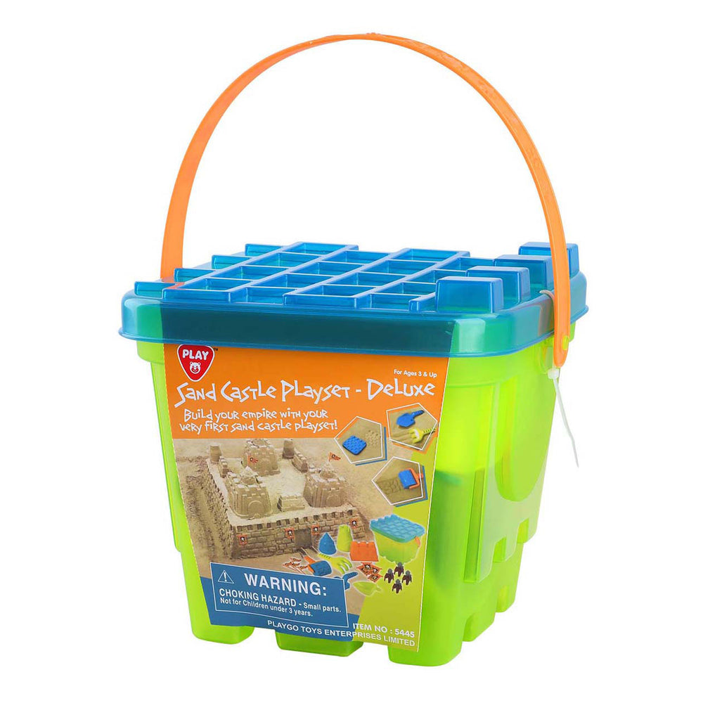 Speel strandset kasteel met accessoires, 21dlg.