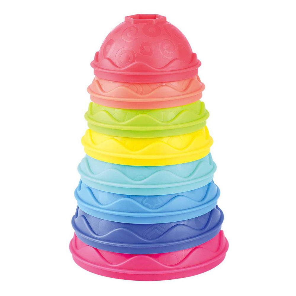 Speel leer en stapelbekers, 8dlg.