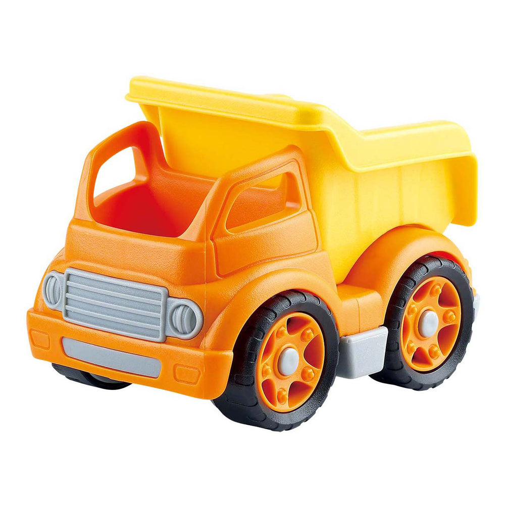 Speel biobased kiepvrachtwagen oranje
