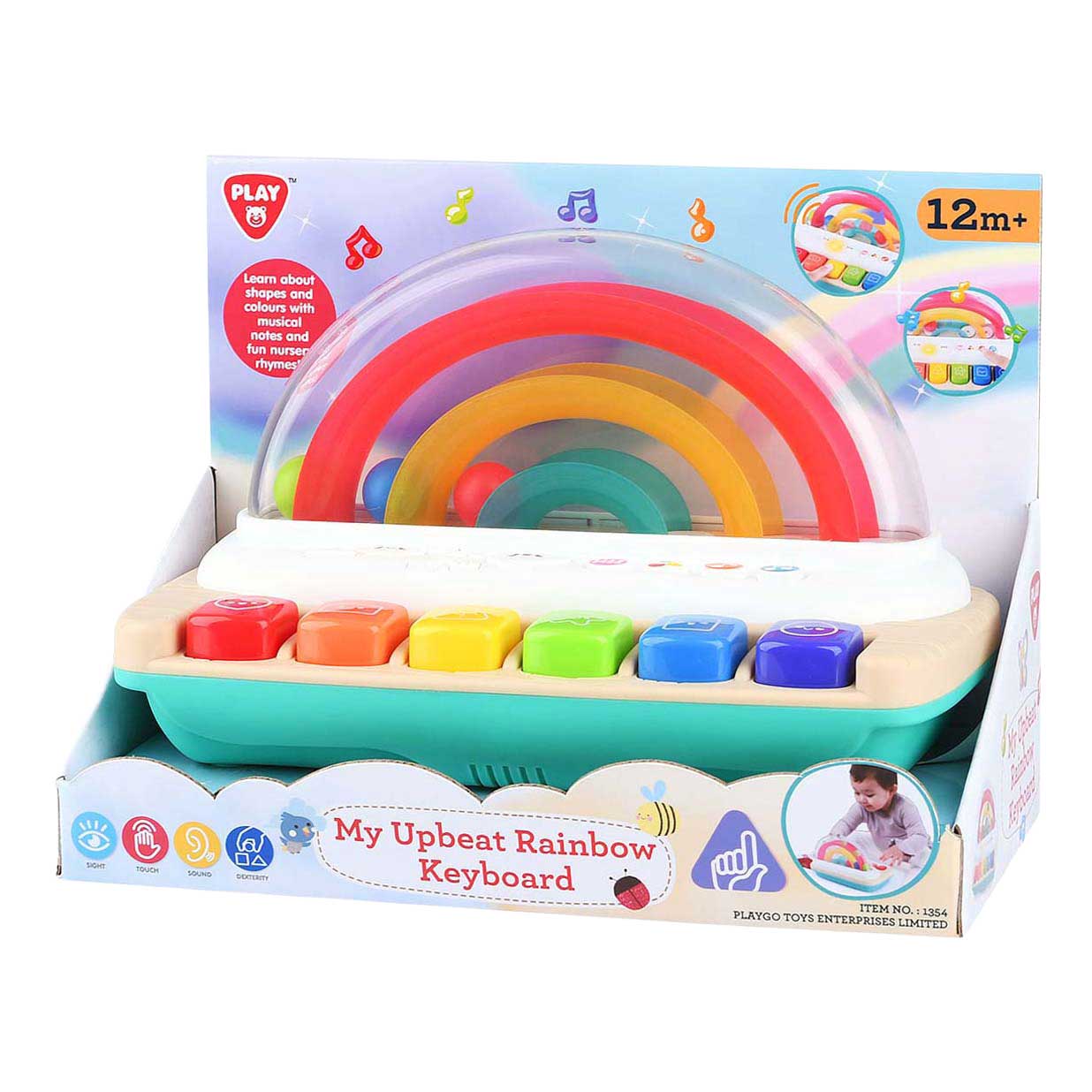 Playgo regenboog keyboard