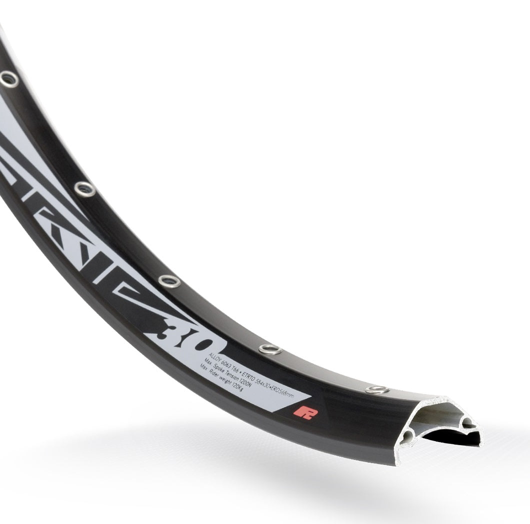 Velg Rodi TRYP 30 28 29 622 x 30C aluminium 32 gaats schijf - zwart