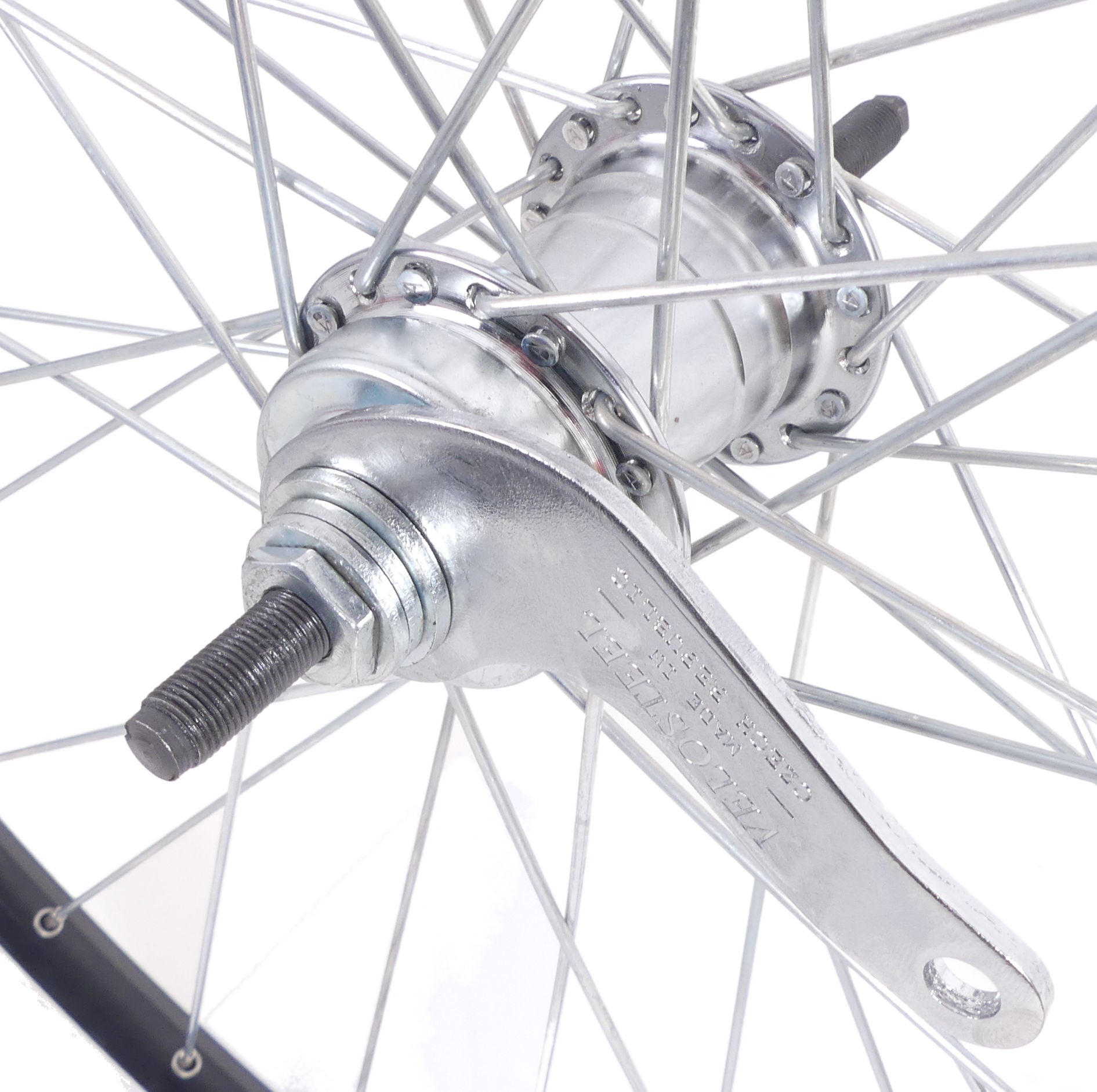 Achterwiel 28 x 1 4 zac 19 met favoriet remnaaf - zwart