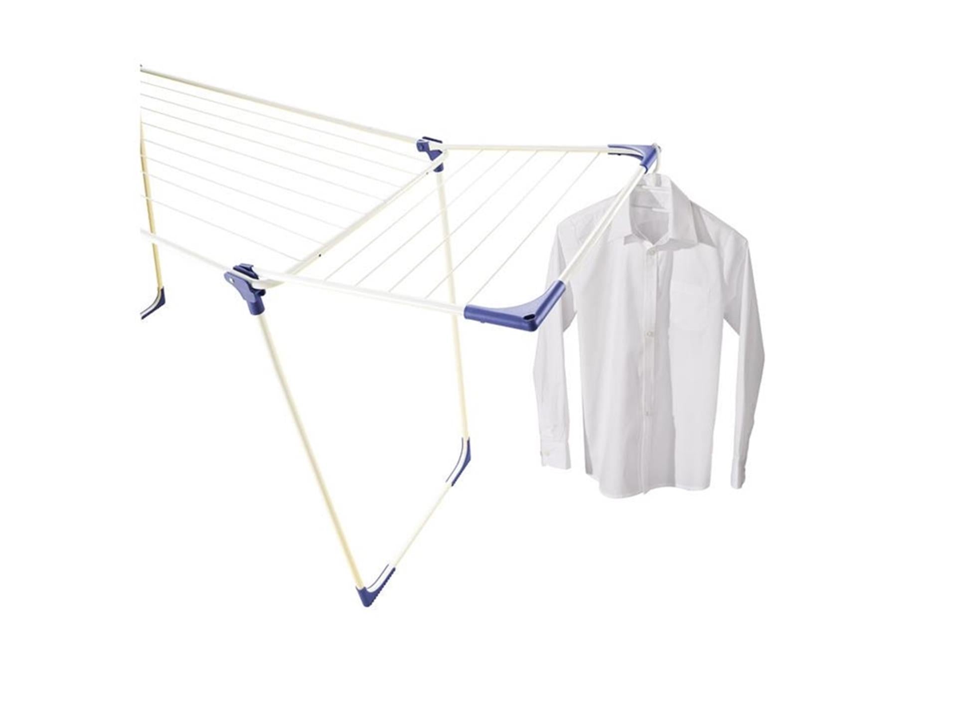 Leifheit 81621 classic 180 massief droogrek wit blauw