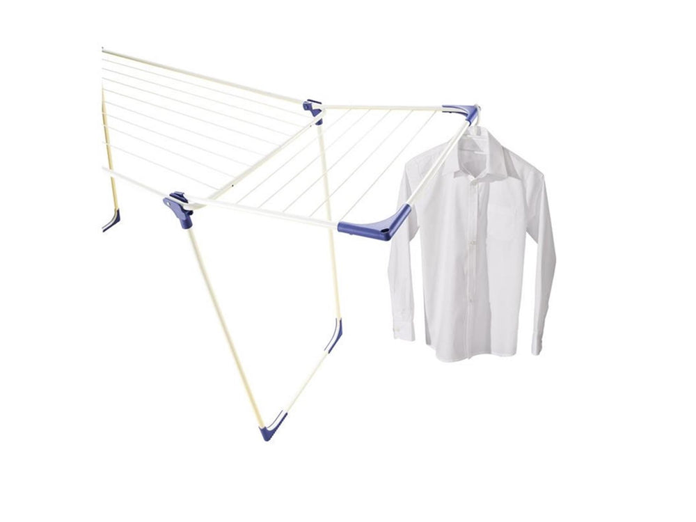 Leifheit 81621 classic 180 massief droogrek wit blauw