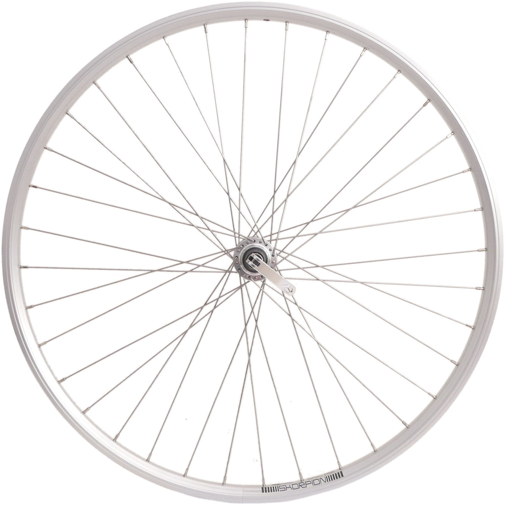Rodi achterwiel 28 inch 622x19 - skorpion - 36 gaats fm32 - 8 9 speed naaf + qr - zilver