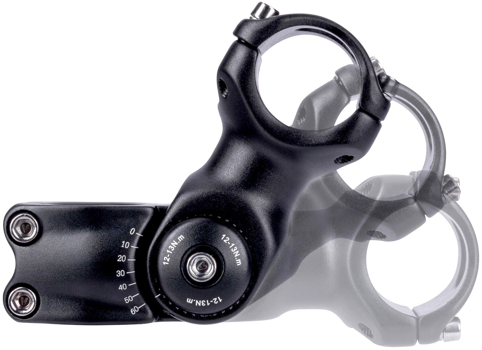 Contec voorbouw lida ct stem lida 31,8x95mm, black