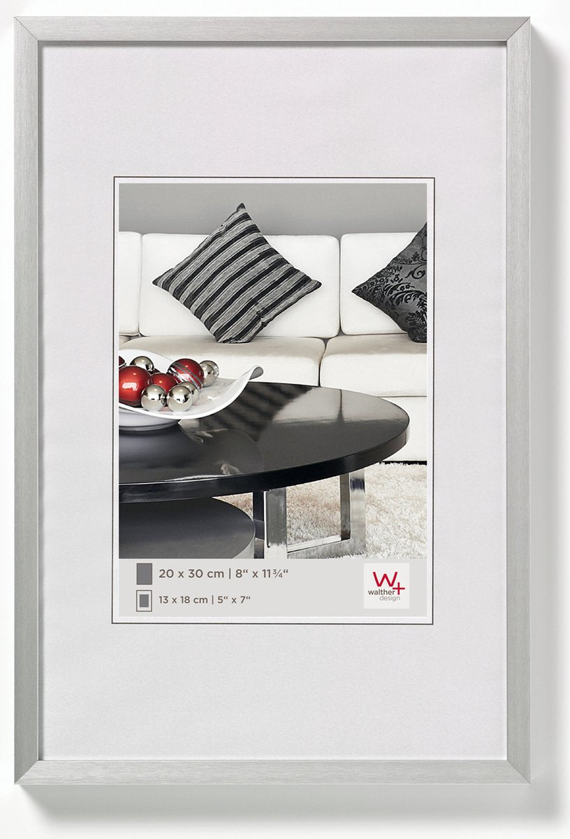 Walther chair - aluminiumlijst - fotomaat 13x18 cm - zilver