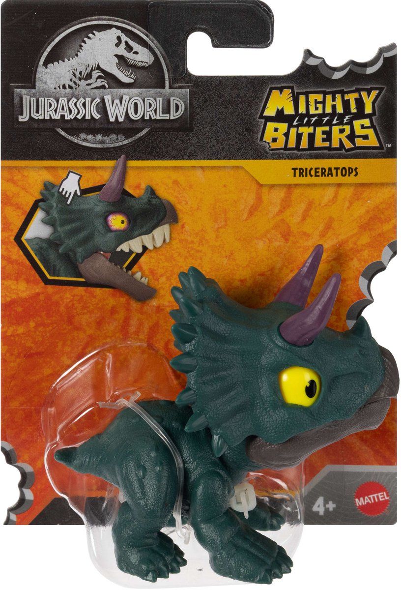 Mattel fisher-price jurassic world dinosaurus speelgoed mighty little biters.