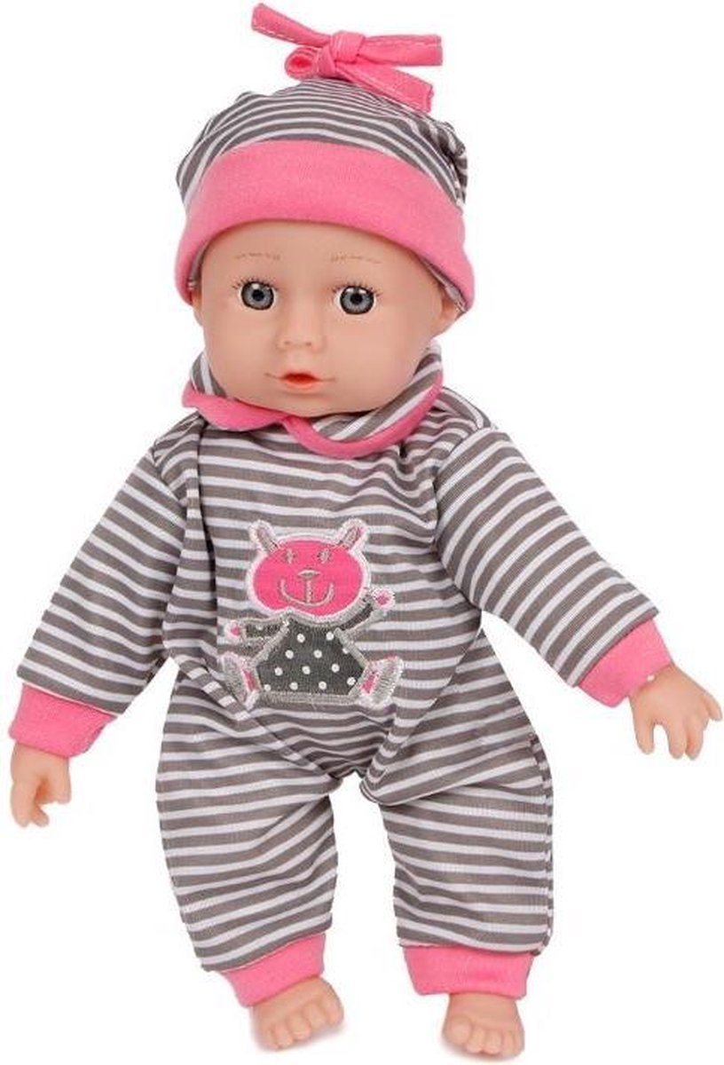 Soft-bodied baby doll, 26cm