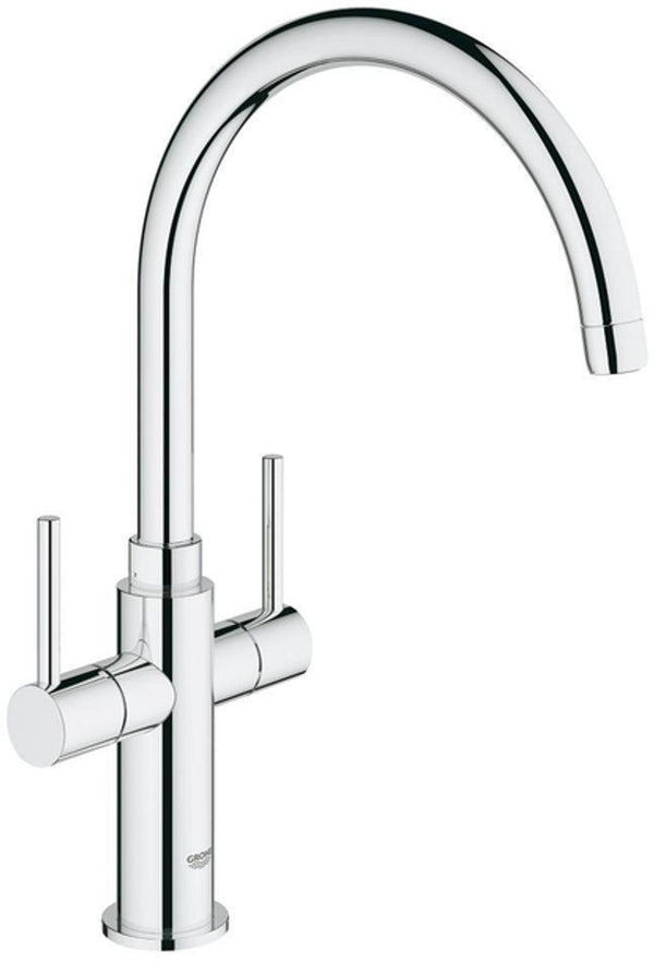 Grohe ambi cosmopolitan keukenkraan - hoog model - draaibare uitloop - chroom