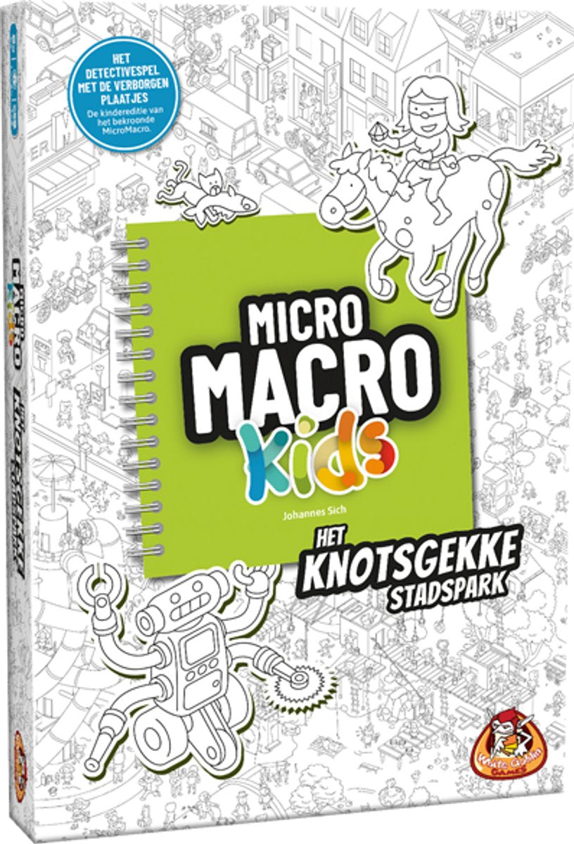 White goblin games - micro macro kids - coöperatiefspel - 1 tot 4 spelers - 15 minuten - vanaf 6 jaar