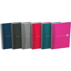 Oxford spiraalblok oxf essentials a5 ln 180pag 80gr ass | 5 stuks