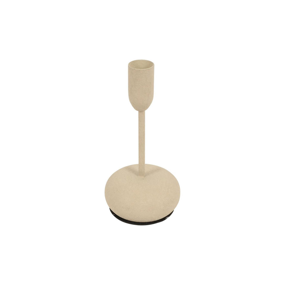Countryfield kandelaar s creme 8x8x15,5cm