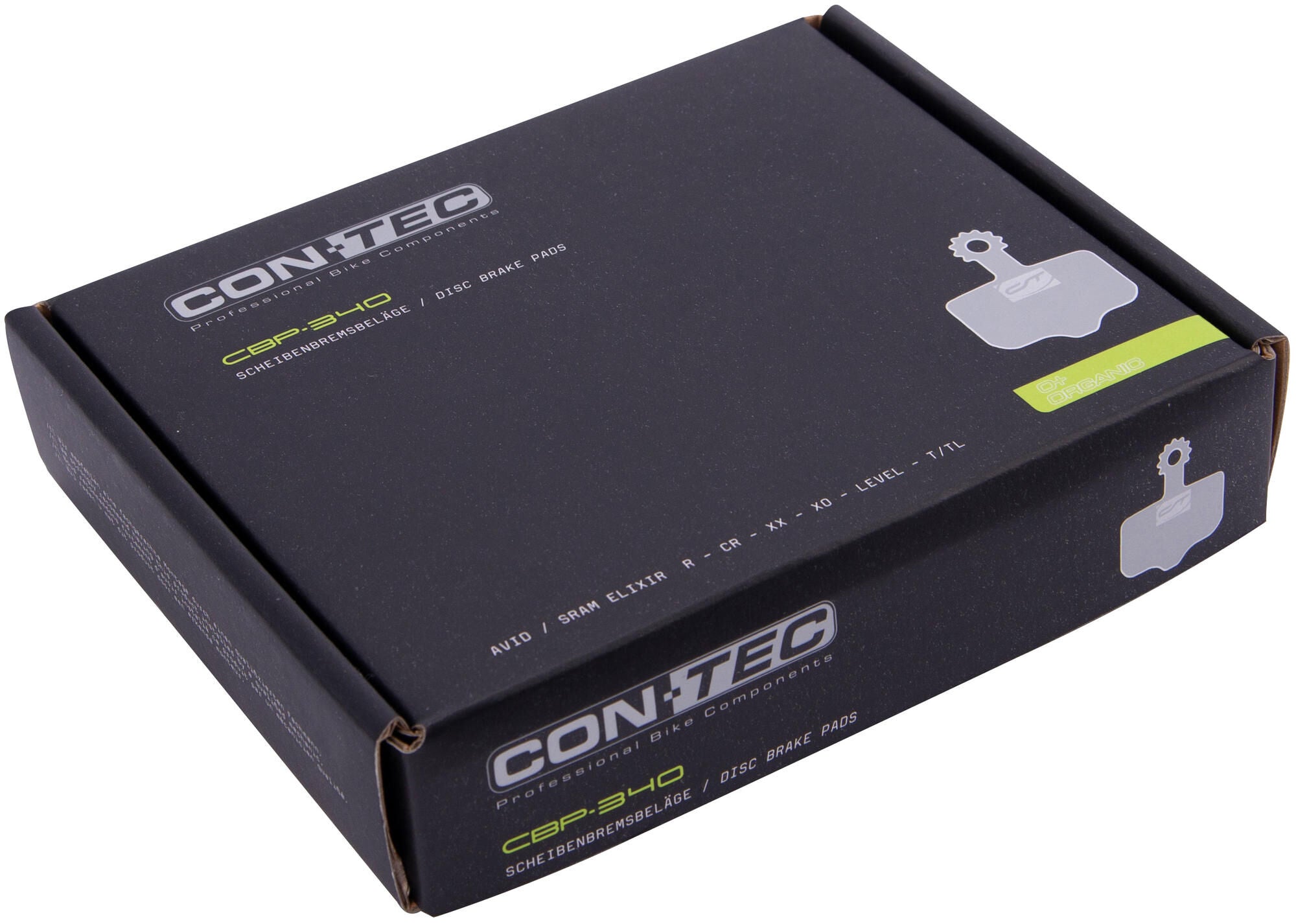 Contec schijfremblokken discstop+ cbp-340 . ct disc brakepad cbp-340 organic, box 25pr