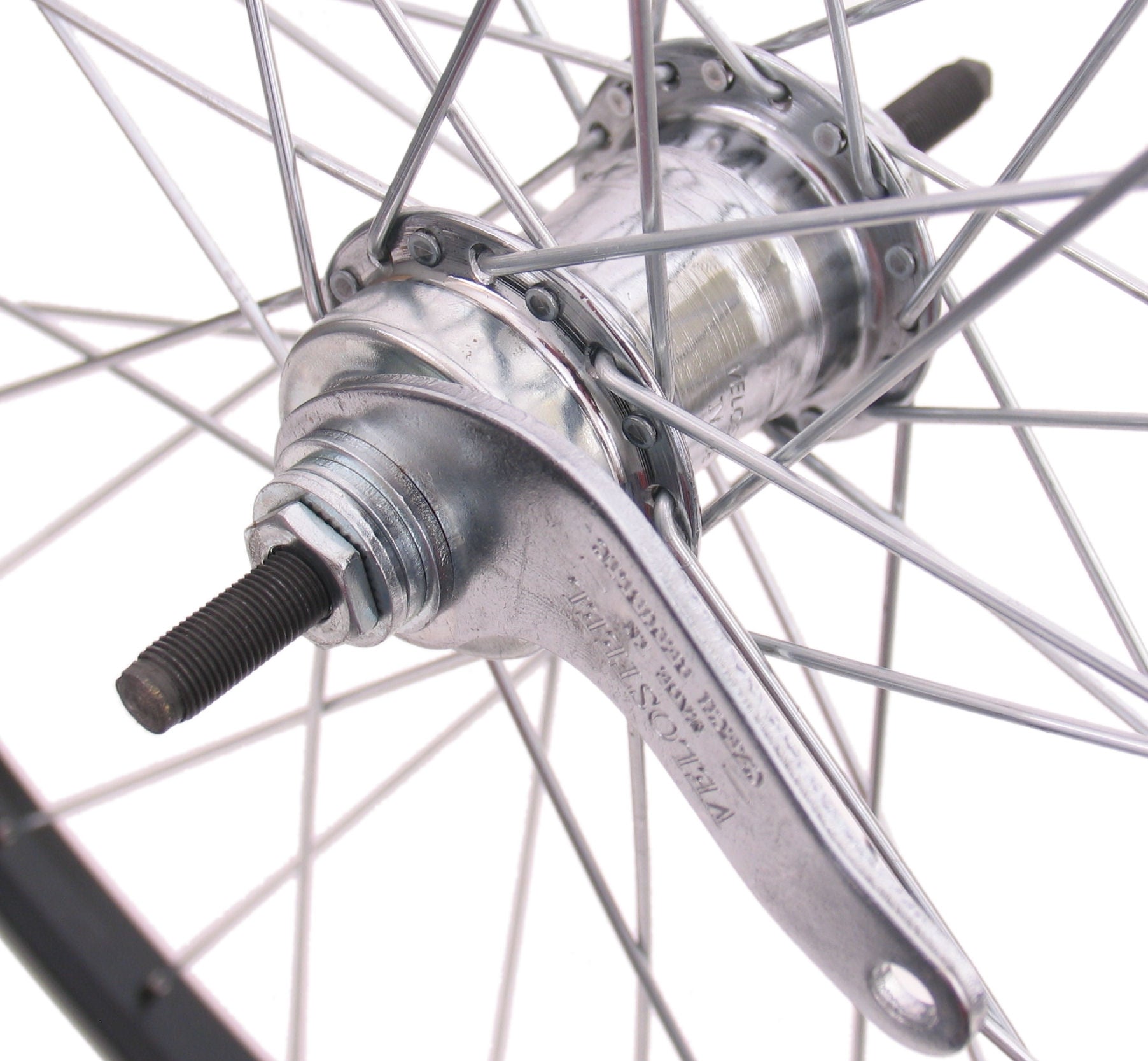 Achterwiel 28 x 1 4 aluminium Favorit remnaaf - zwart