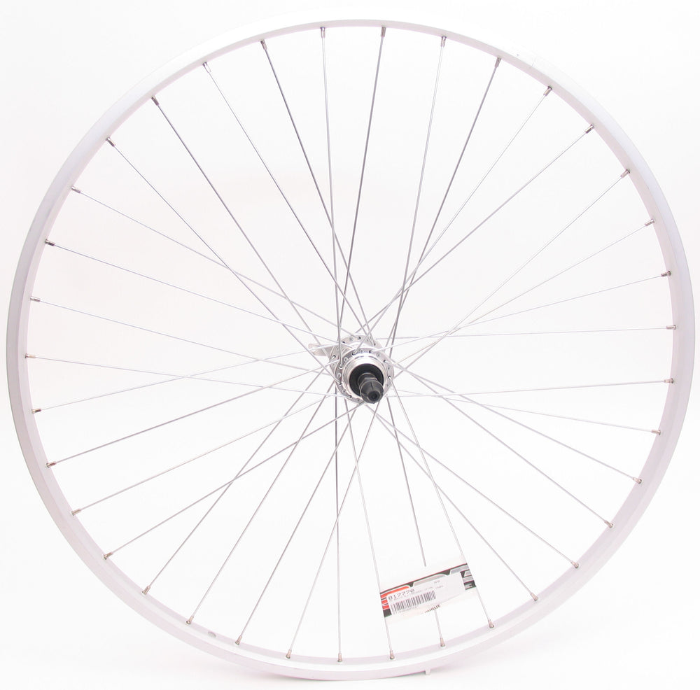 Achterwiel 28 622*21 Parallex velg freewheel naaf met snelspanner zilver