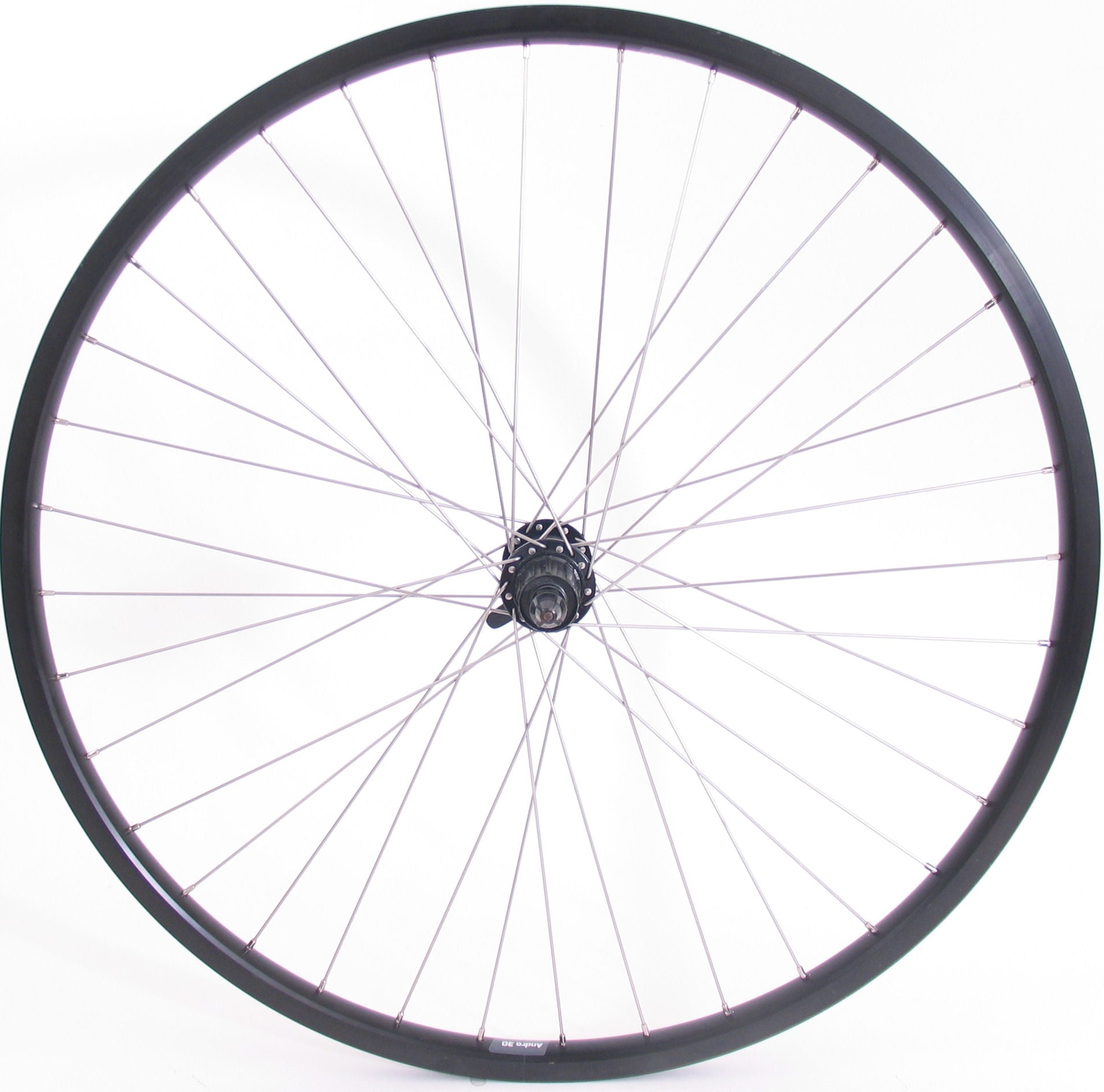 Achterwiel 28 29 622x19C Ryde Andra 30 velg met Shimano FH-MT200 naaf voor Center Lock remschijf - zwart