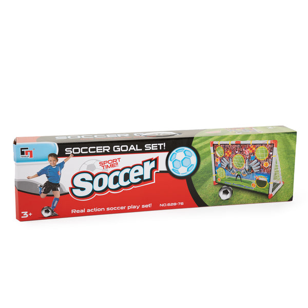 Hoppe voetbaldoel met puntenscherm