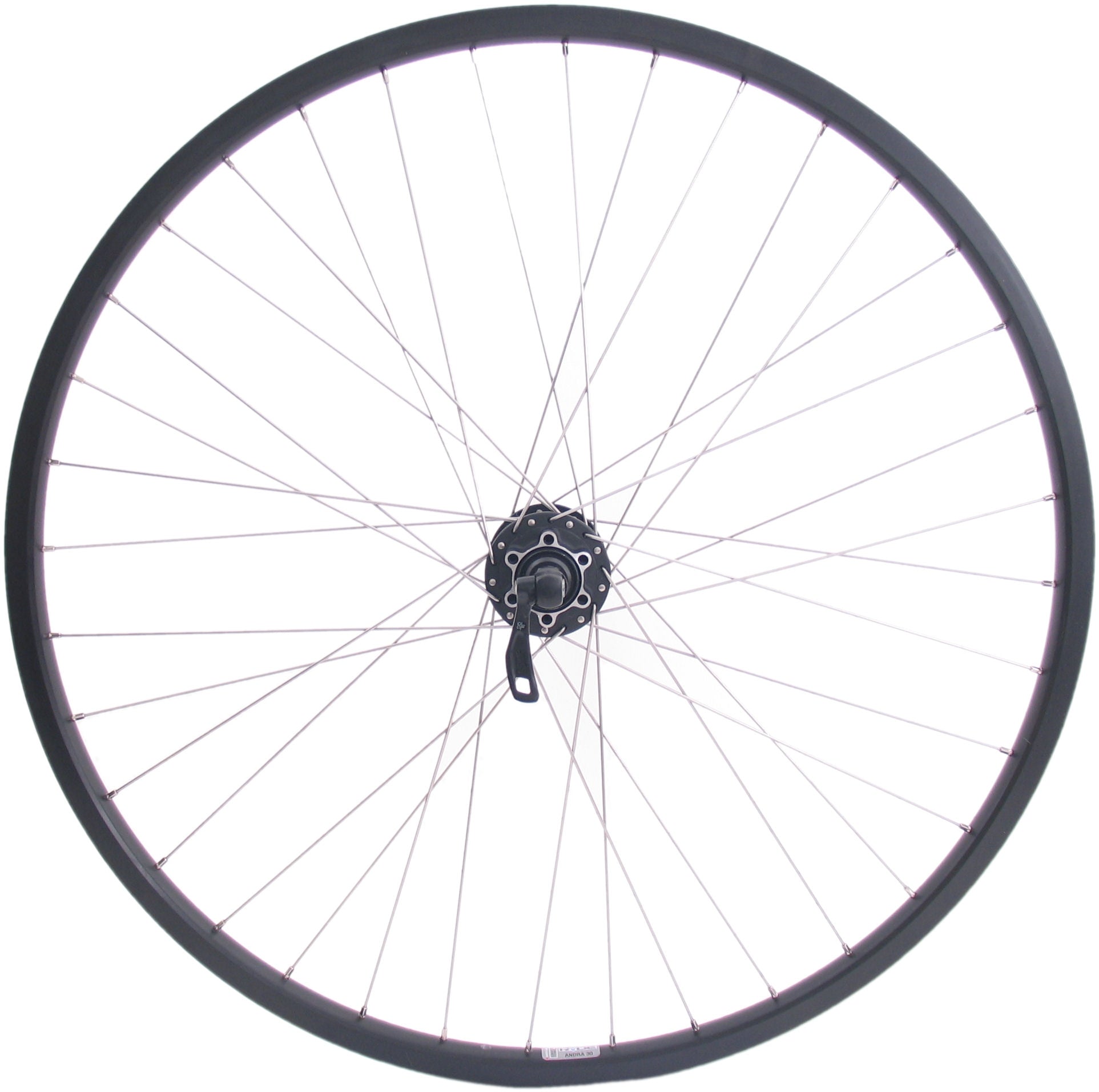 Shimano achterwiel 26 559x19c ryde andra 30 velg met fh-m525 8 9 10 speed naaf voor 6 bouts remschijf - zwart