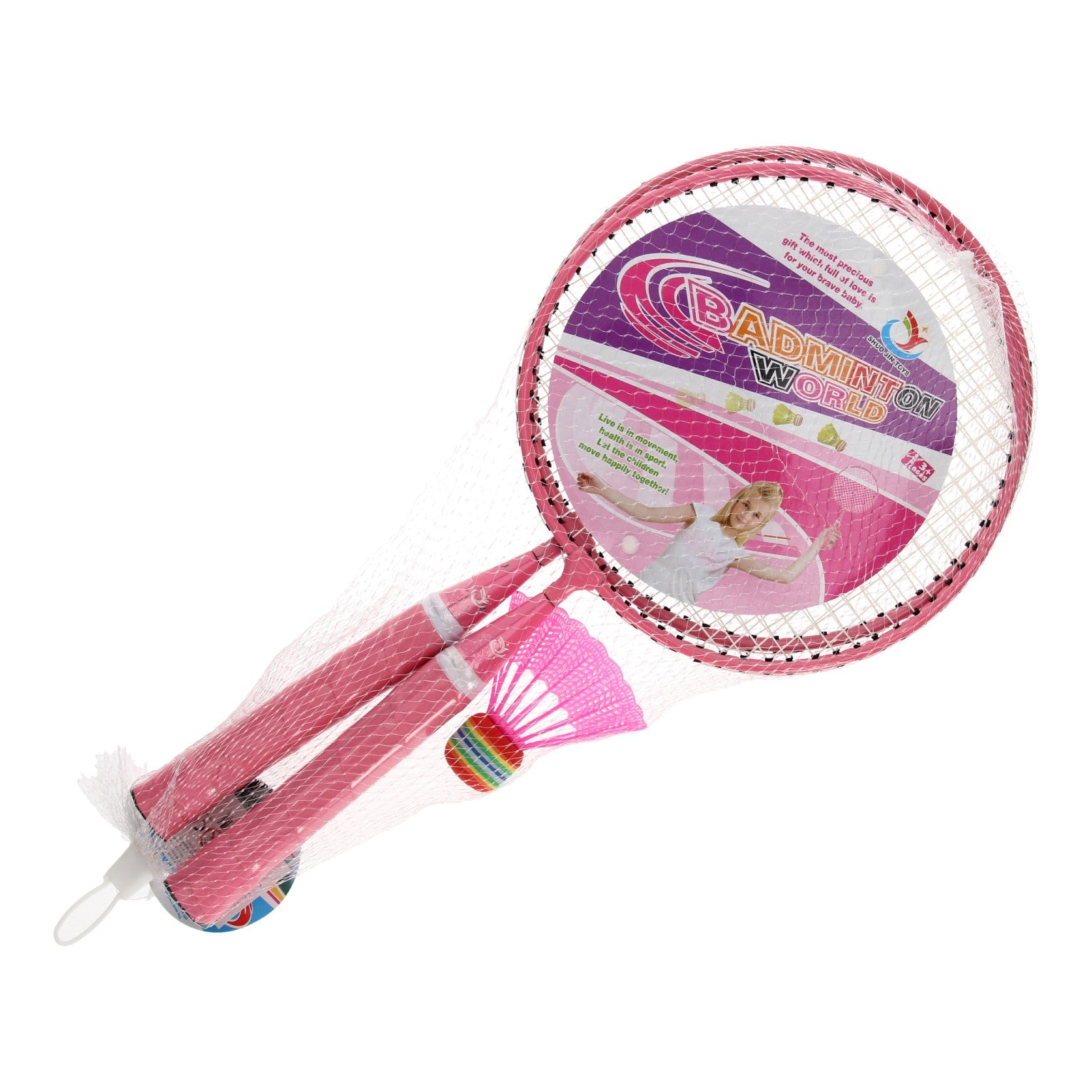 Badmintonset - Roze