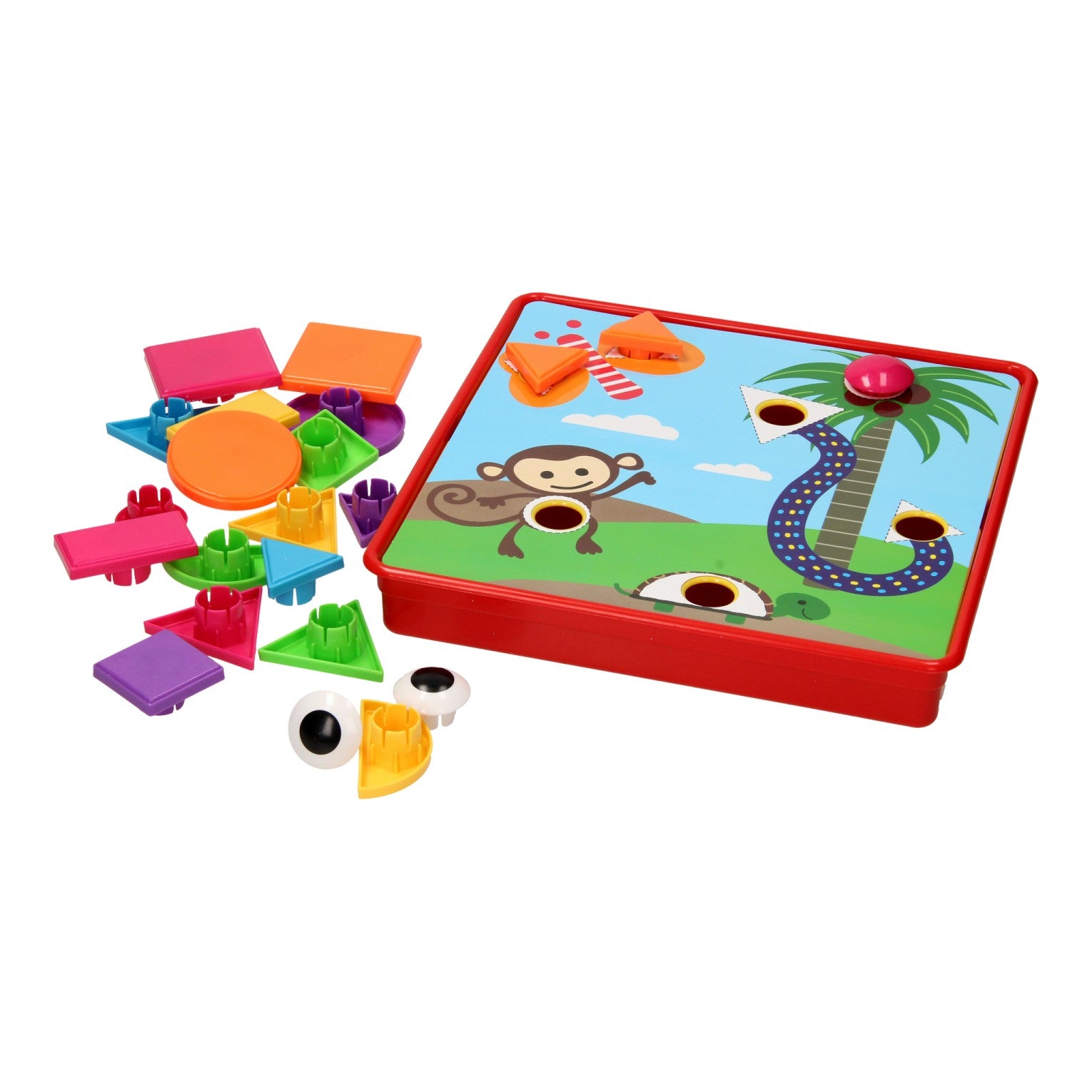 Vormenpuzzels met kleurenkaarten, 33dlg.