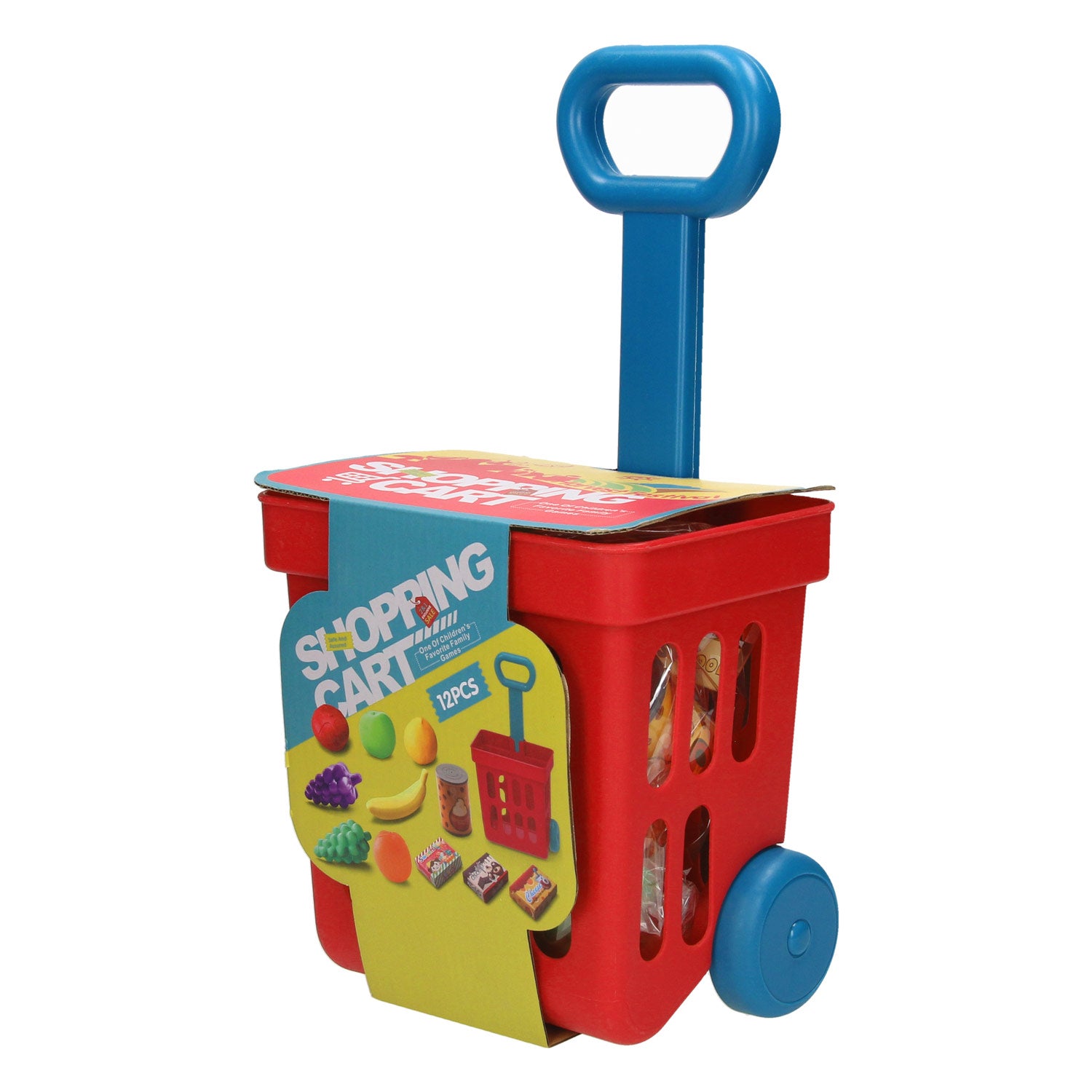 Winkeltrolley met Boodschappen